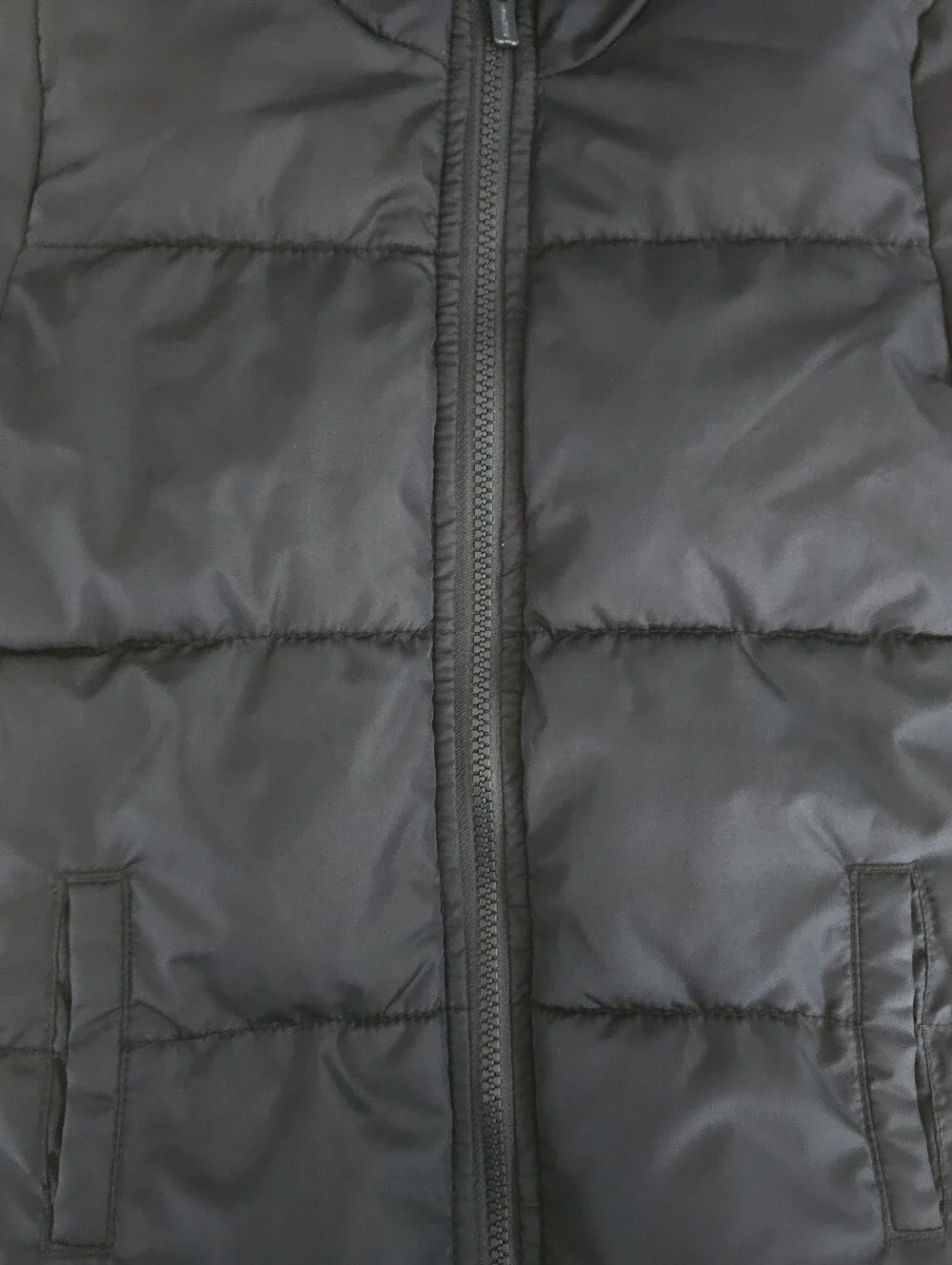 Old Navy Puffer Jacket Boys 5T Navy Hooded Water Resistant Winter Coat Full Zip